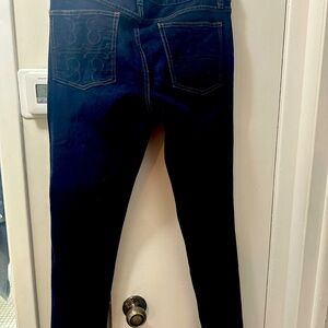 Tory Burch blue denim jeans.